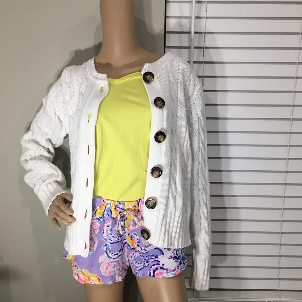 EUC GAP Beautiful Quality 100% White Cotton Sweater - Picture 2 of 7